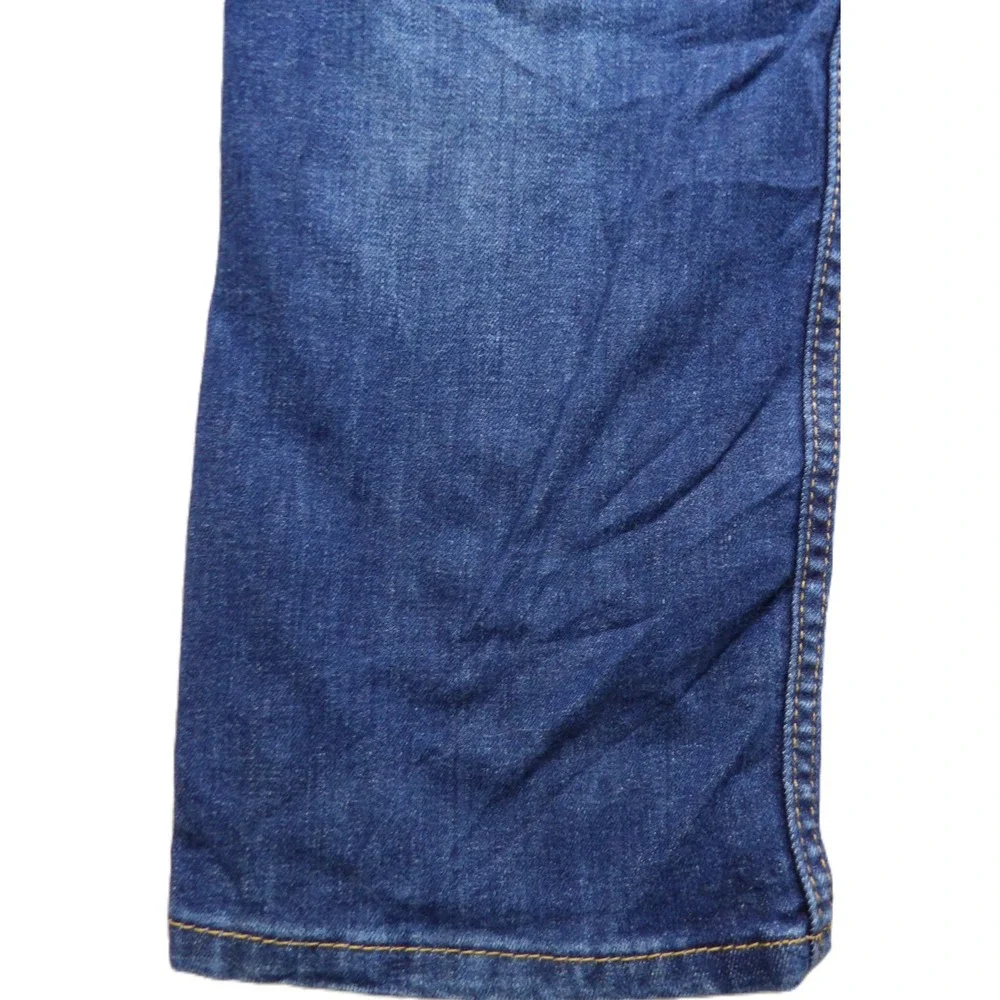 Levi's 513 Slim Straight Jeans Cotton Stretch Men W34xL32 Blue Medium Wash Denim
